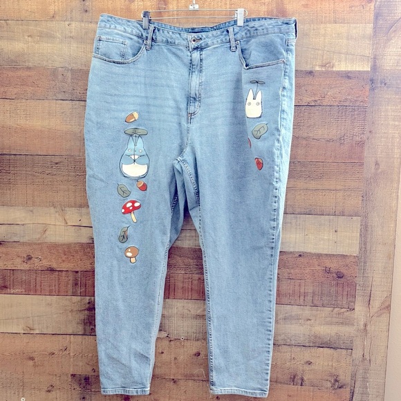Her Universe Studio Ghili My Neighbor Totoro Denim Jeans - Picture 3 of 11